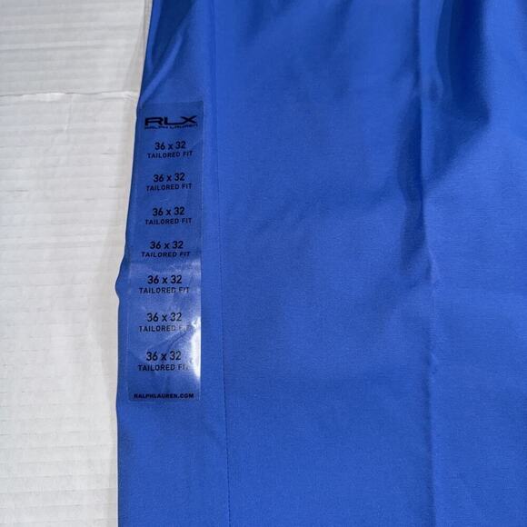Ralph Lauren RLX Men's Chino Golf Pants Blue Tailored Fit 36x32 - Picture 7 of 12